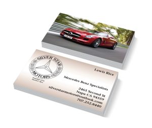 Silver Star Motors Business Card